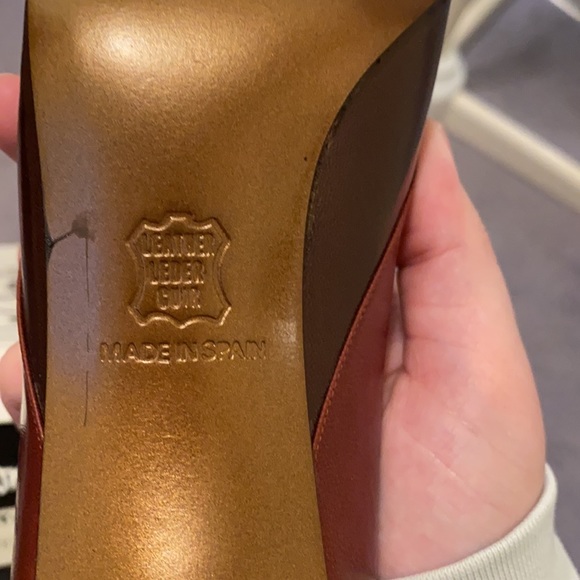 Vintage leather heels - Picture 6 of 6